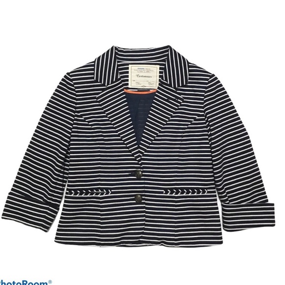 Anthropologie Nautical Stripe blazer - Picture 1 of 10